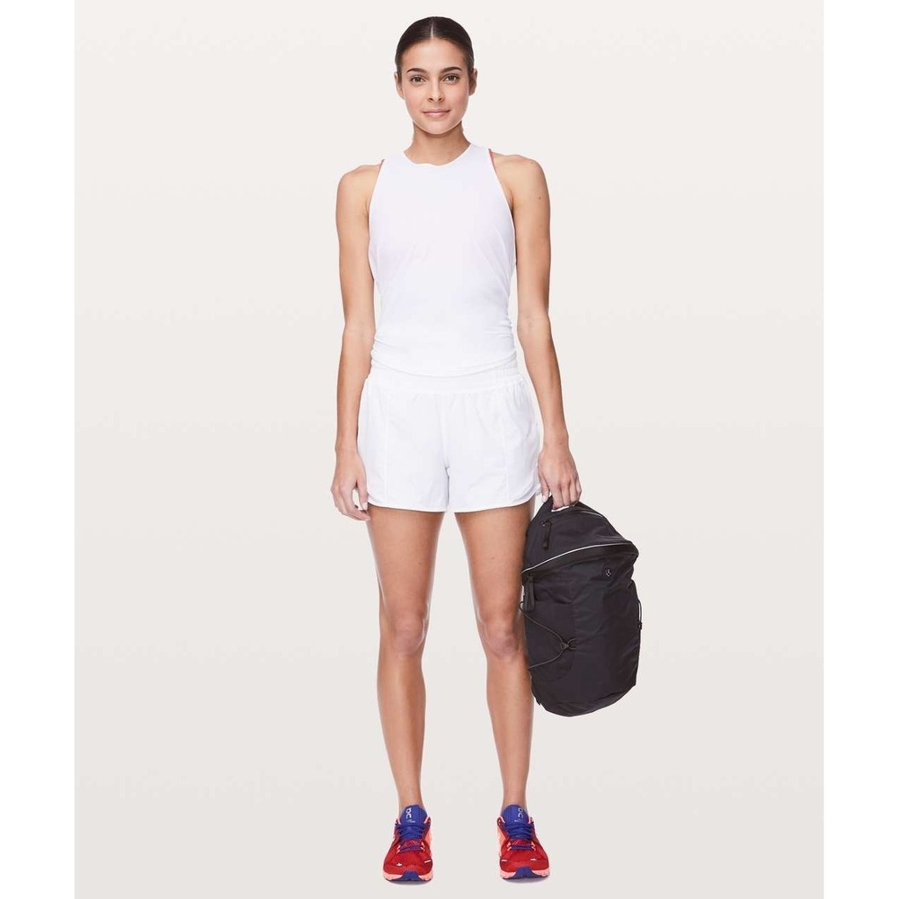 Lululemon Hotty Hot Short *High-Rise Long 4" White Size 4
